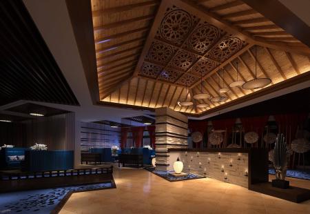 Clubhouse 3ds max vray interior scene model 0025