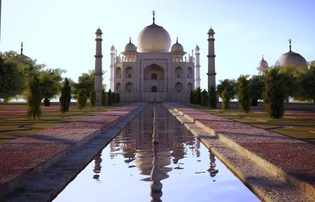 Taj Mahal building 3ds max vray exterior scene mod