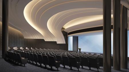 theater 3ds max vray interior scene model 0009