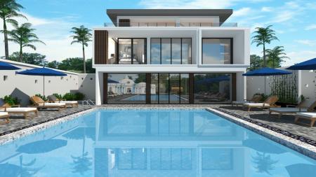 Villa 3ds max vray exterior scene model 0078