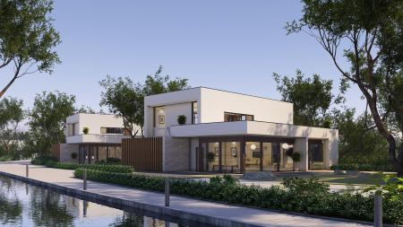 Villa 3ds max vray exterior scene model 0008