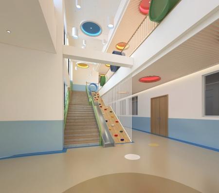 Kindergarten hall 3ds max vray interior scene mode