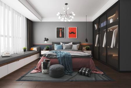 Bedroom 3ds max vray interior scene model 0014