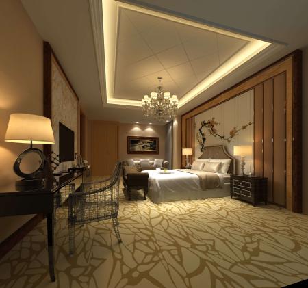 Hotel single room 3ds max vray interior scene mode