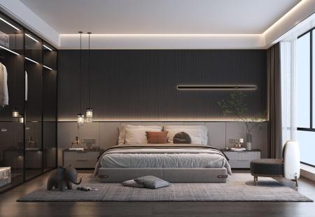 Bedroom 3ds max vray interior scene model 0067