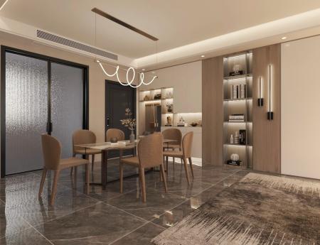 Dining room 3ds max vray interior scene model 0017