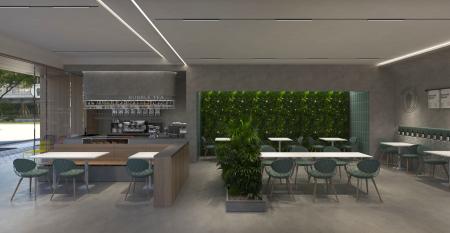 Coffee shop 3ds max vray interior scene model 0088