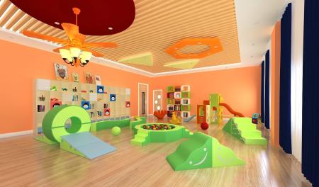 Kindergarten 3ds max vray interior scene model 003