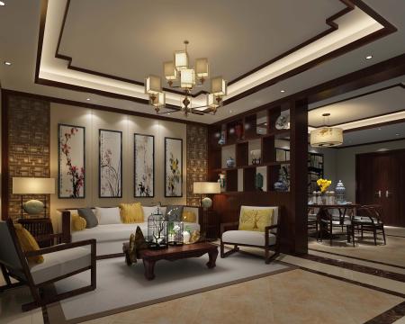 Living room 3ds max vray interior scene model 0163