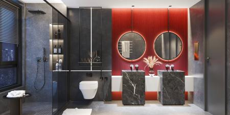 Bathroom 3ds max vray interior scene model 0080