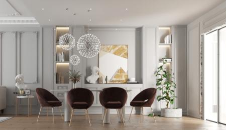 Dining room 3ds max vray interior scene model 0015