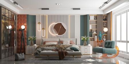 Bedroom 3ds max vray interior scene model 0083