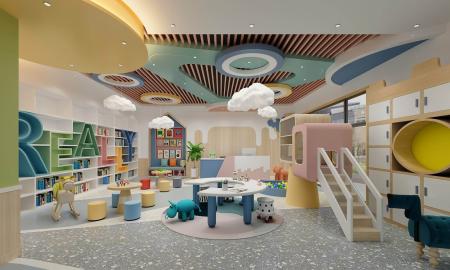 Kindergarten 3ds max vray interior scene model 004