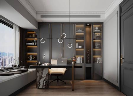 Home office 3ds max vray interior scene model 0031