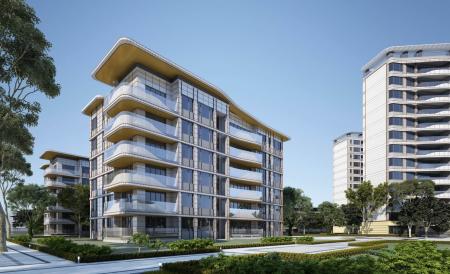 Modern Residential Complex 3ds max vray exterior s