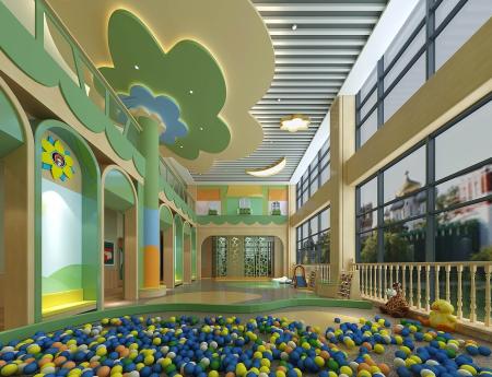 Kindergarten 3ds max vray interior scene model 001