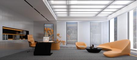 Office 3ds max vray interior scene model 0037