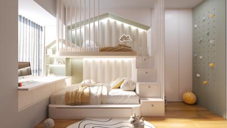 Children room 3ds max vray interior scene model 00