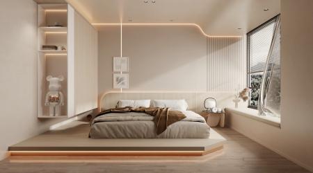 Bedroom 3ds max vray interior scene model 0074