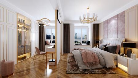 Bedroom 3ds max vray interior scene model 0009