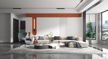 living room 3ds max vray interior scene model 0026