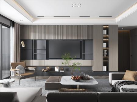 living room 3ds max vray interior scene model 0041