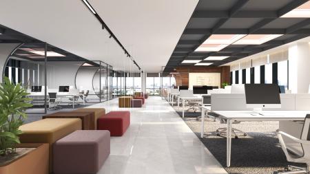 Office 3ds max vray interior scene model 0064