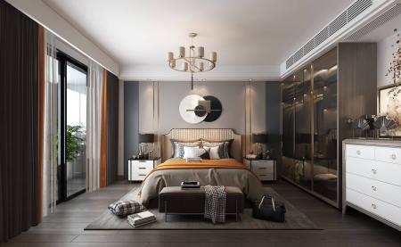 Bedroom 3ds max vray interior scene model 0016