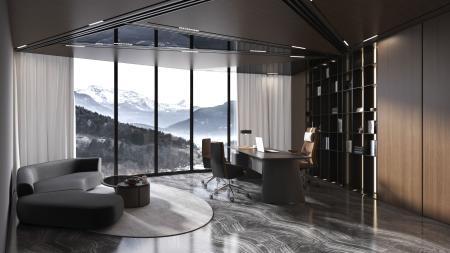 Office 3ds max vray interior scene model 0090