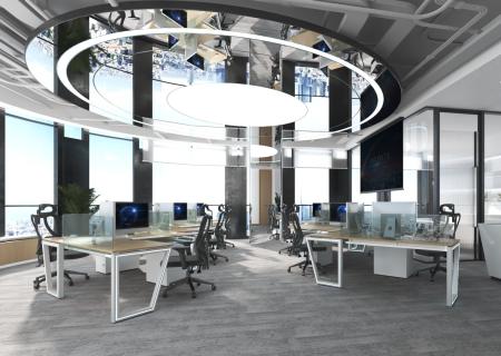 Office 3ds max vray interior scene model 0077