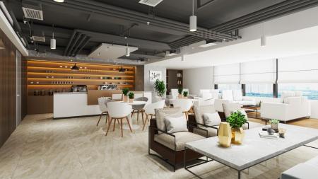 Coffee shop 3ds max vray interior scene model 0019