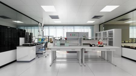 Laboratory 3ds max vray interior scene model 0048