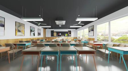 Classroom 3ds max vray interior scene model 0005