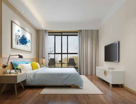 Bedroom 3ds max vray interior scene model 0124