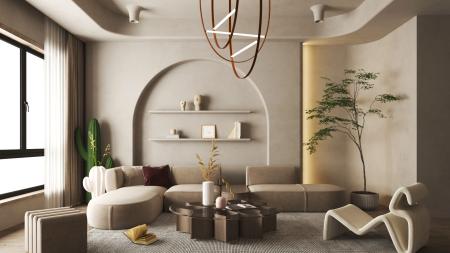 living room 3ds max vray interior scene model 0072