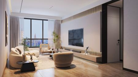 living room 3ds max vray interior scene model 0063