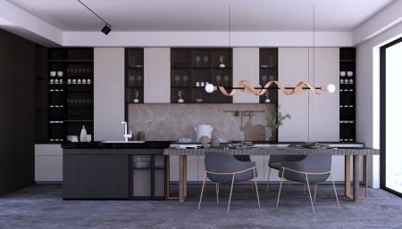 Kitchen 3ds max vray interior scene model 0063