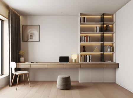 Study room 3ds max vray interior scene model 0015