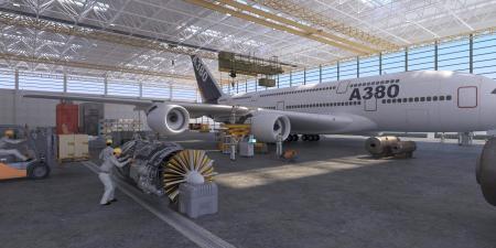 Modern Airport Workshop_ Workout_ 3ds max Vray ext