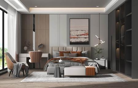 Bedroom 3ds max vray interior scene model 0076