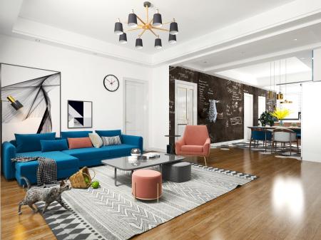 Living room 3ds max vray interior scene model 0012