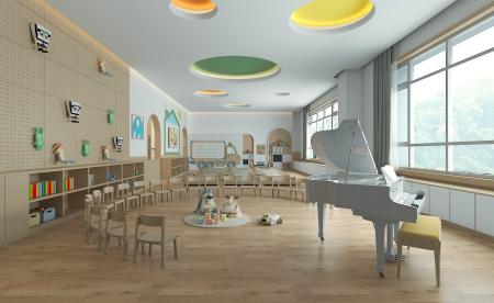 Kindergarten 3ds max vray interior scene model 002