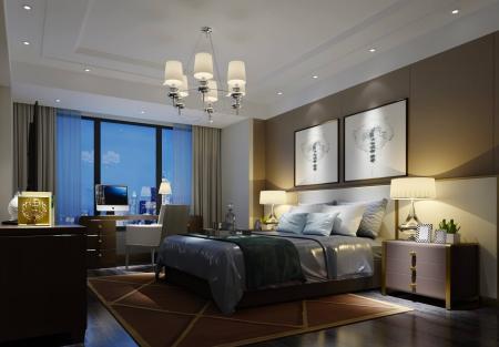 Hotel single room 3ds max vray interior scene mode