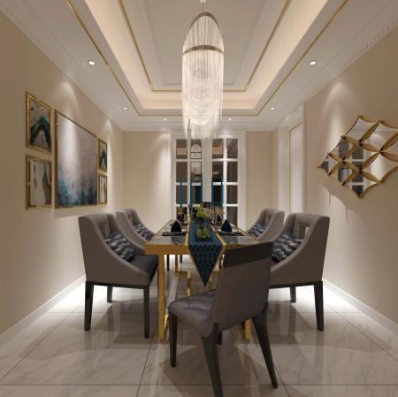 Dining room 3ds max vray interior scene model 0032