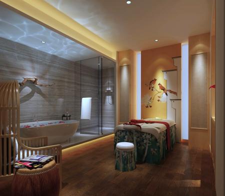 Spa 3ds max vray interior scene model 0030