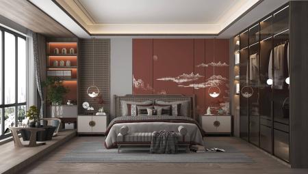 Bedroom 3ds max vray interior scene model 0080