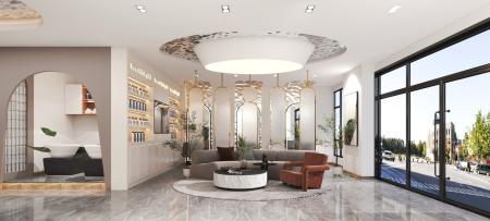 Beauty salon 3ds max vray interior scene model 001