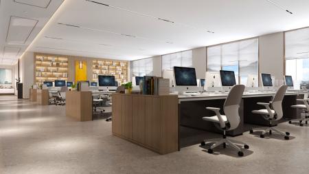 Office 3ds max vray interior scene model 0051