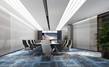 Meeting room 3ds max vray interior scene model 010