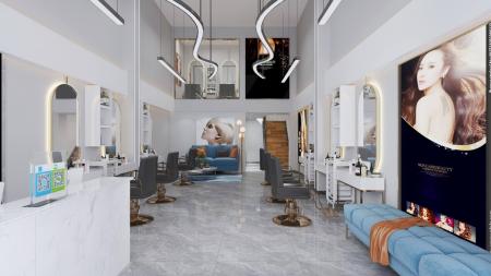 Beauty salon 3ds max vray interior scene model 001